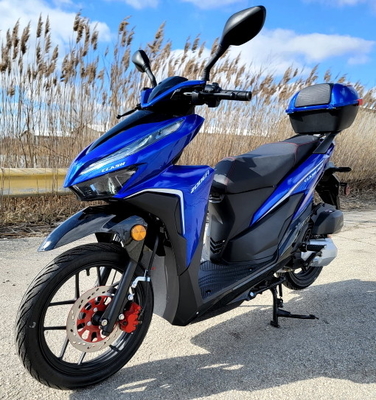 4 Gas-Moped-Roller Anschlag Efi 200cc für Erwachsene mit geführten Lichtern