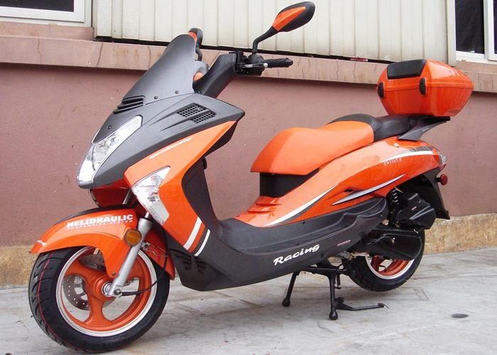 V Gas-Roller des Art-Scheinwerfer-150cc, gasbetriebene Roller mit 2 Rückspiegeln