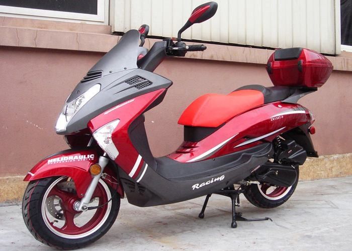 V Gas-Roller des Art-Scheinwerfer-150cc, gasbetriebene Roller mit 2 Rückspiegeln
