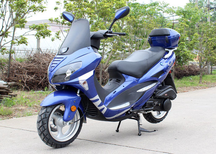 Vier Farben gasen Moped-Roller mit Windschutzscheibe CVT, schnelle Geschwindigkeits-Bewegungsroller 150cc