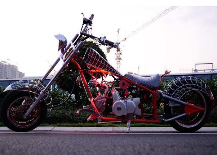 Spiderman Art 50cc Straße Legal Motorrad,kundenspezifische Harley Zerhacker 12V Batterie 3L Behälter