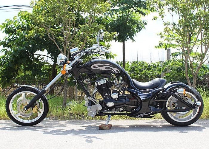Der schnellen Geschwindigkeits-250cc Farbe Zerhacker-Motorrad Harley-Zerhacker-des Motorrad-vier mit Rad zwei