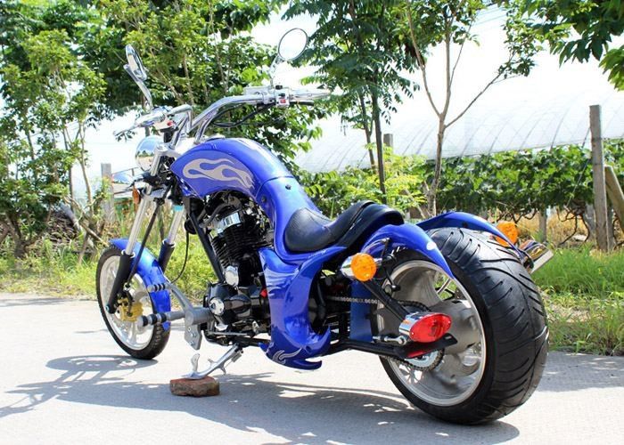 Der schnellen Geschwindigkeits-250cc Farbe Zerhacker-Motorrad Harley-Zerhacker-des Motorrad-vier mit Rad zwei