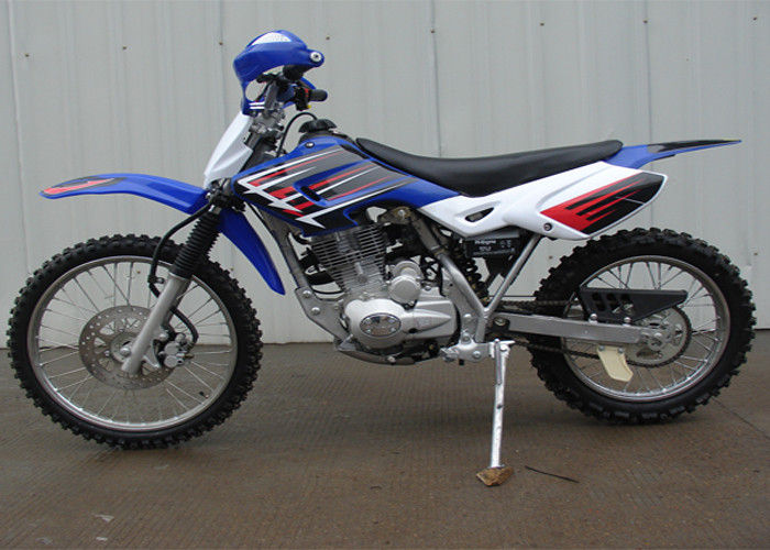 Blaue Straßen-legale Schmutz-Fahrrad-Motorrad 200ccm 1 Zylinder 4 Anschlag Luft abgekühlt