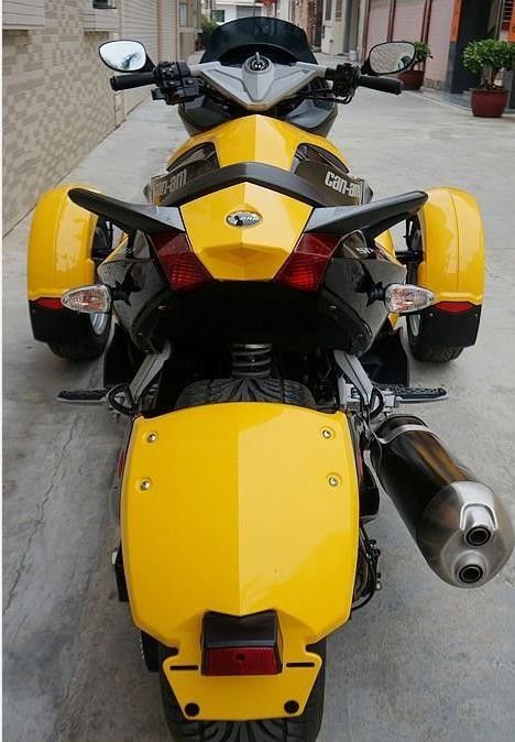 1000cc kann Rad-Motorrad morgens 3, V - die abgekühlte Vorderrad-Motorrad-Flüssigkeit des Zwillings-2