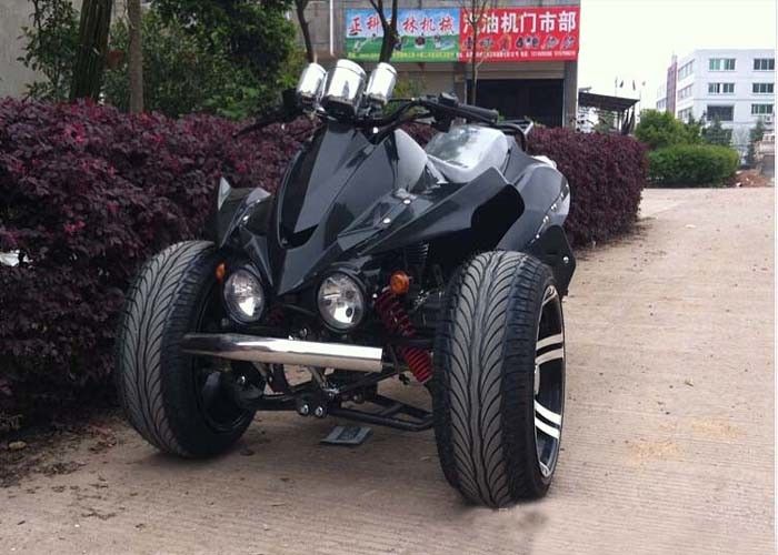 4 Rad-Bewegungsroller des Gang-manuelle Kupplungs-Tri Rad-Motorrad-3 mit Rückseite