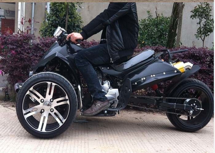 4 Rad-Bewegungsroller des Gang-manuelle Kupplungs-Tri Rad-Motorrad-3 mit Rückseite