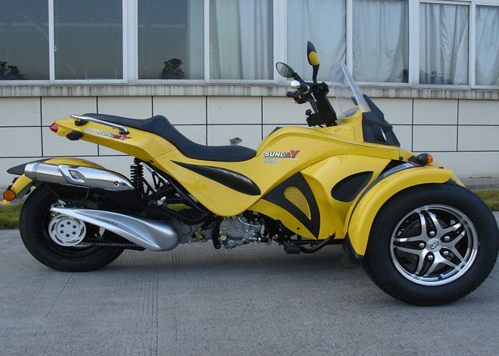 Hintere Scheibenbremse Tri Rad Motorrad mit zwei Vorderrädern Wassergekühlte 4-Takt