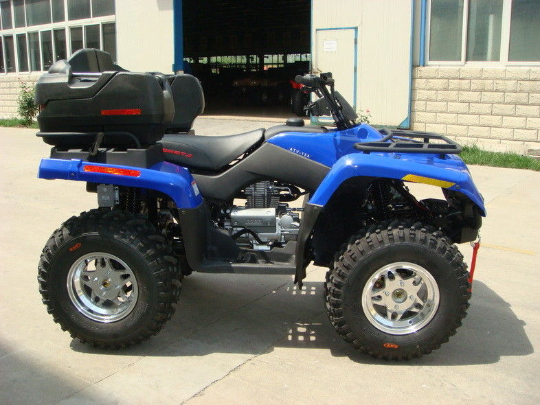 Viererkabel-Fahrrad 4 400cc ATV * 4F/R Einzelradaufhängungs-Eisen-/Aluminiumkanten-elektrische Verschiebung