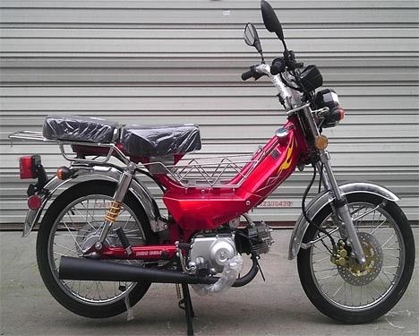 Kickstarter-gasbetriebene Motorrad-Front-Diskette CDI-50CC/Rückseiten-Trommelbremse-Luft abgekühlt
