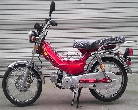 Kickstarter-gasbetriebene Motorrad-Front-Diskette CDI-50CC/Rückseiten-Trommelbremse-Luft abgekühlt