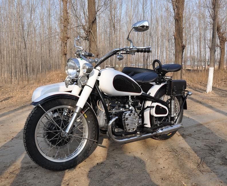 Starke Motorräder Changjiang-Art-750cc verdoppeln Maschinen-Motorrad mit 3 Sitzen