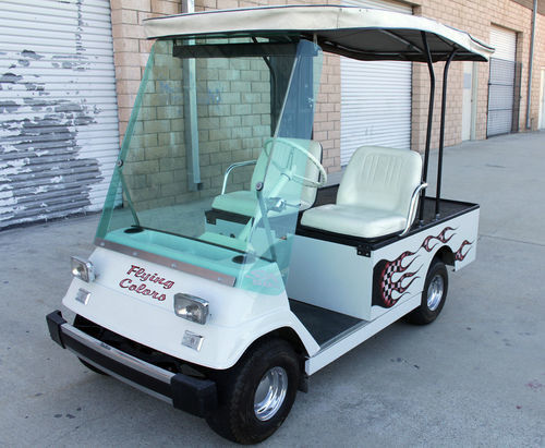 2 Sitzelektrische Golfmobile 150cc, die einfach sind, gehen abgekühlte Anschlag-einzylindrige die Luft des Golfmobil-vier