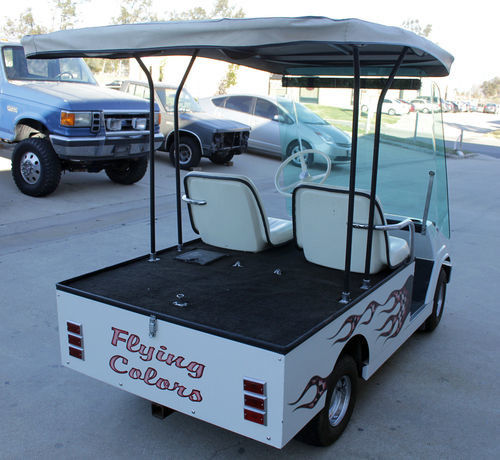 2 Sitzelektrische Golfmobile 150cc, die einfach sind, gehen abgekühlte Anschlag-einzylindrige die Luft des Golfmobil-vier