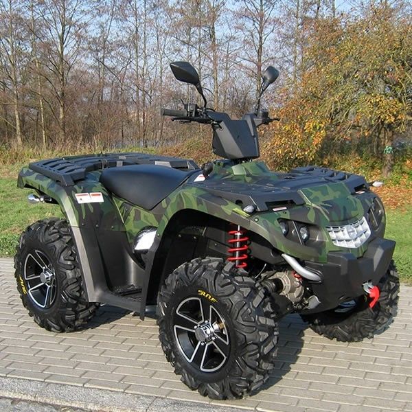 Ölen Sie, abgekühltes Vierrad-Atv Doppeltes 400cc/sondern Sie A aus - bewaffnen Sie mit Aluminiumkanten-elektrischer Verschiebung