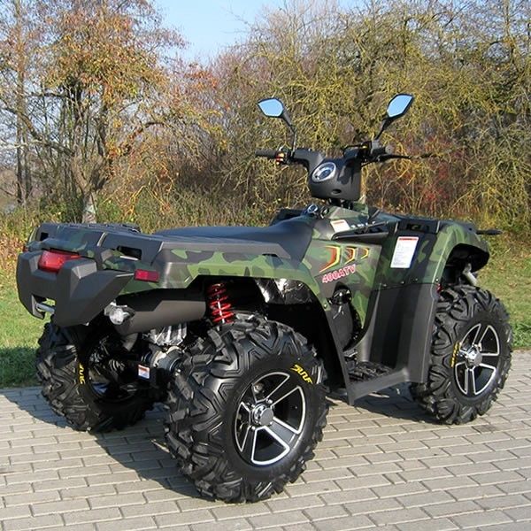 Ölen Sie, abgekühltes Vierrad-Atv Doppeltes 400cc/sondern Sie A aus - bewaffnen Sie mit Aluminiumkanten-elektrischer Verschiebung