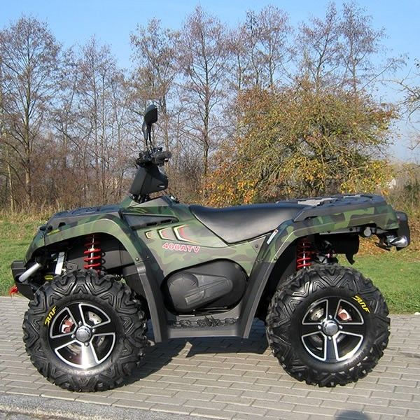 Ölen Sie, abgekühltes Vierrad-Atv Doppeltes 400cc/sondern Sie A aus - bewaffnen Sie mit Aluminiumkanten-elektrischer Verschiebung