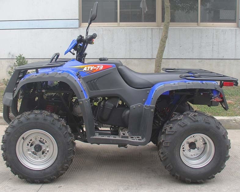 Vollautomatische Zweisitzer-vierrädrige Droschke der Rückseiten-300cc 2 * wassergekühlte Antriebswelle 4