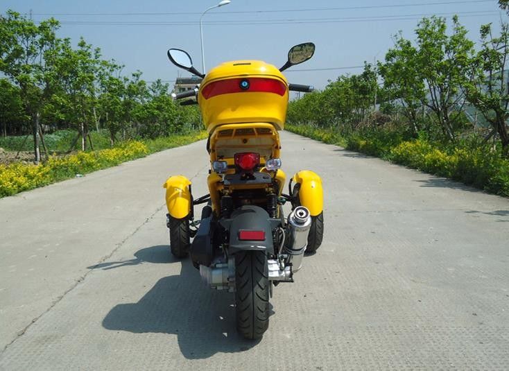 Horizontale Art Tri des Rad-Motorrad-50cc 3 Anschlag Rad Trike-Roller-4