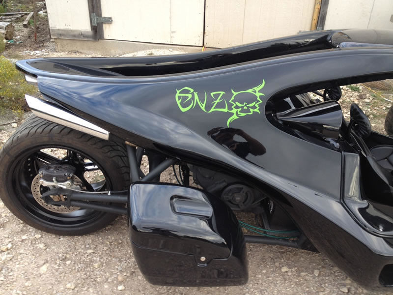 1998cc starke 3 drehen Motorrad mit 2 Sitzen und Auto-System, 29x18R20