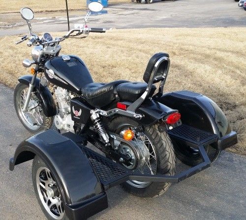 Luft 250cc kühlte 3 Rad Trike-Roller mit einzylindrigem, Kühlsystem 4-Stroke ab