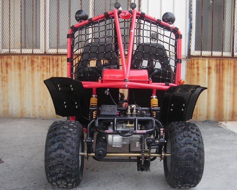 Gokart-verwanzter Doppelsitz-Gokart Franc/Eisenbahn der Scheibenbremse-150cc mit elektrischem Anfangssystem