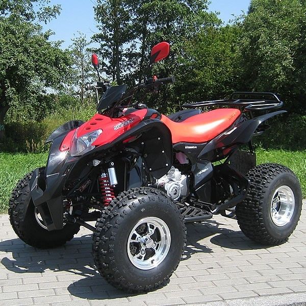 250cc besonders großes Vierrad-Atv mit elektrischem Anfangssystem-Schwarzem