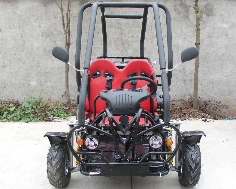 110cc kleine motorisierte Gokarte, Geschwindigkeit der erwachsener Gokart-automatische Kupplungs-3 mit Rückseite