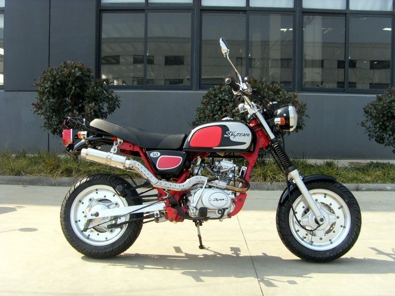Minifahrrad-Motorrad des schmutz-50cc mit klassischer breiter Lenkstange/Geschwindigkeitsmesser und Anzeigelampe