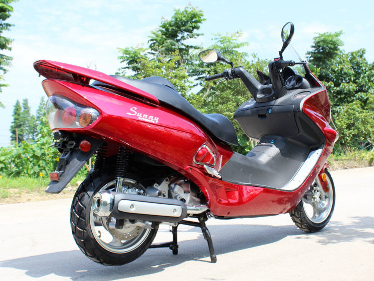 wassergekühlte Maschinen-erwachsene Bewegungsroller-Front-Disketten-Rückseiten-Scheibenbremse 300cc CVT