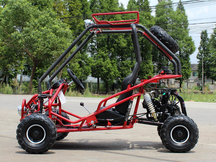 völlig Selbstgokart 110cc verwanzte Luft abgekühlter Anfang CDI Electirc mit hinterer Scheibenbremse