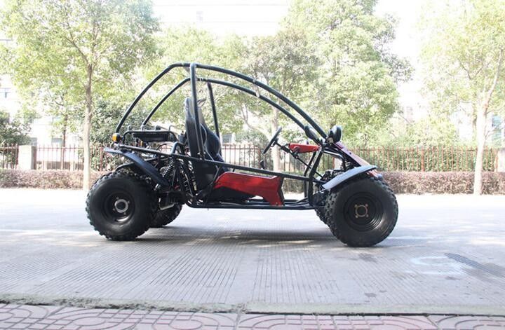 Horizontale einzylindrige 4 streichen Doppelsitz-Gokart mit vorderer/Rückseiten-Scheibenbremse