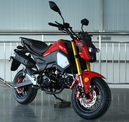 Special Edition Motorrad mit Handgetriebe, Elektrostart, doppelte Scheinwerfer, große 12 