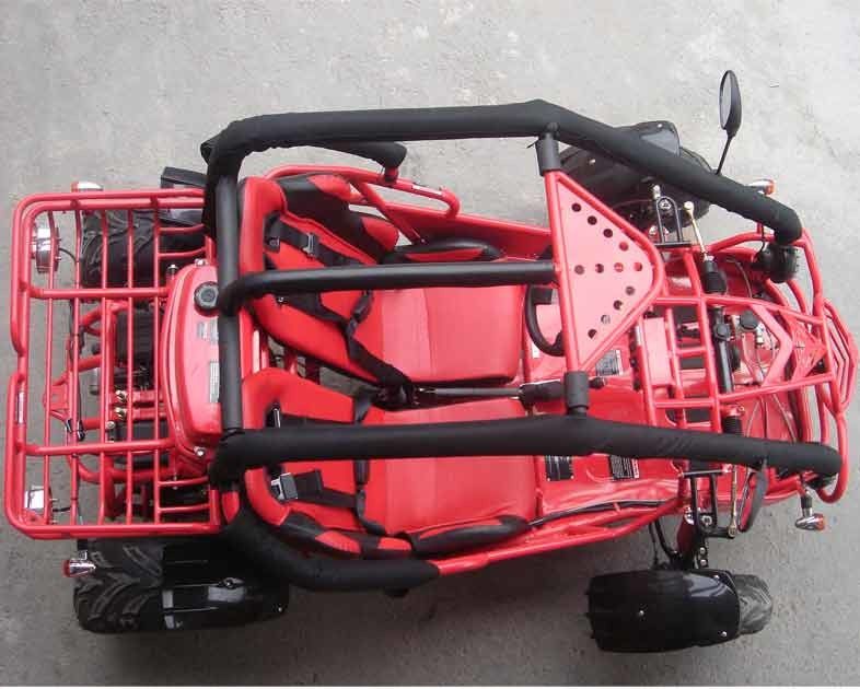 Gokart-verwanzte Luft der natürlichen Größe kühlte 150cc Cvt mit Ketten-Antrieb ab