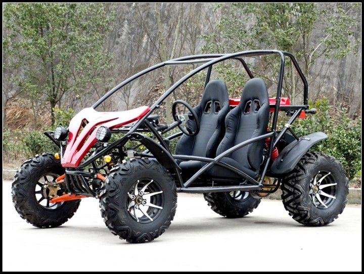 DÜNEN-BUGGY LAUFENDES KART des GOKART-250CC FÜR ERWACHSENEN MIT 2 GROSSKOPF-LICHTERN