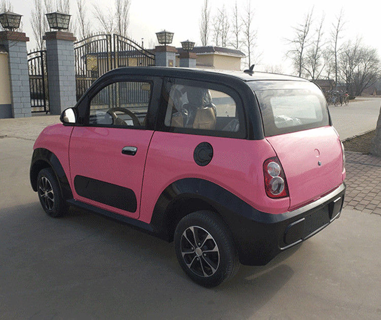 Rosa/blaues elektrisches 2-Sitze- Elektroauto der Golfmobil-220v 4.2kw mit vorderer Disketten-/Rückseiten-Trommel