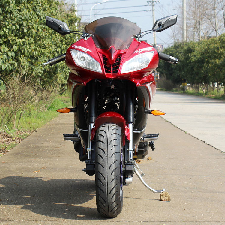 Horizontale Art Luft kühlte 4-Stroke elektrisch betriebenes Motorrad 150cc ab