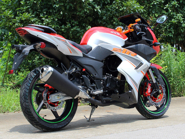 Die einzylindrige 4 Anschlag-Luft kühlte Motorrad des Zerhacker-250cc mit Diskette/Scheibenbremse ab