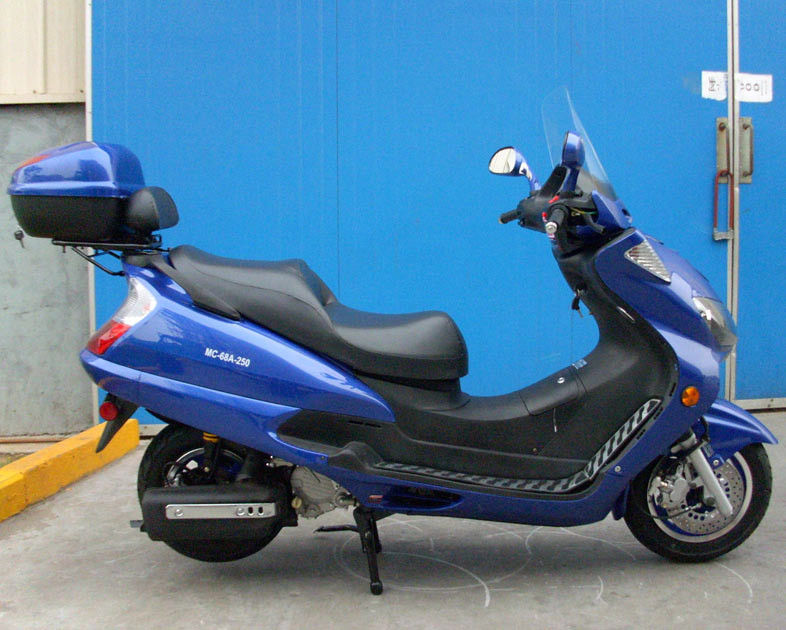 Erwachsener Bewegungsroller 250cc Aluminiumfuß Peda mit vorderer ABS-Disketten-Rückseiten-Scheibenbremse