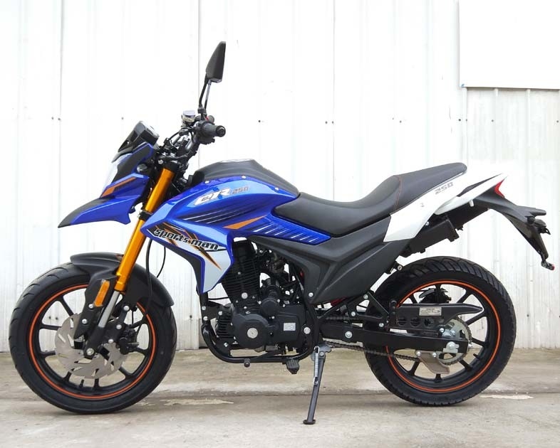 5 Gänge, die starker Anschlag-einzylindrigen Luftkühlungs-Ketten-Antrieb der Motorrad-4 verschieben