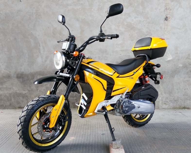 Vorderes Straßen-Motorrad der Disketten-Rückseiten-Trommel-150cc runde helle große Trie-Aluminium-Kante