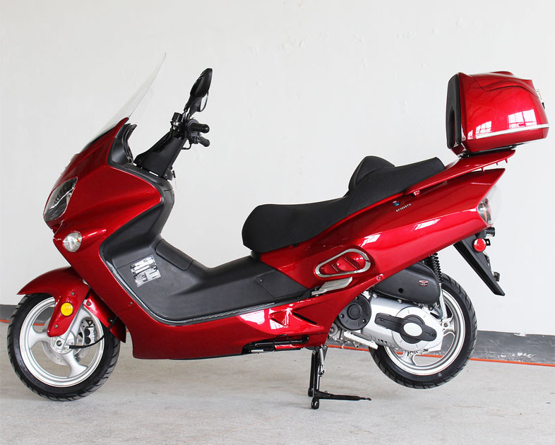 300cc 1 Anschlag-erwachsene Bewegungsroller-flüssige kühle Riemenantrieb-Front-Diskette des Zylinder-4/Rückseiten-Diskette