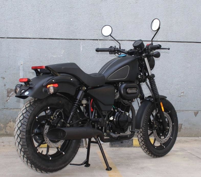 Einzylindrige Luft abgekühlte Anschlag-horizontale Art 250cc Chopper Motorcycle 4