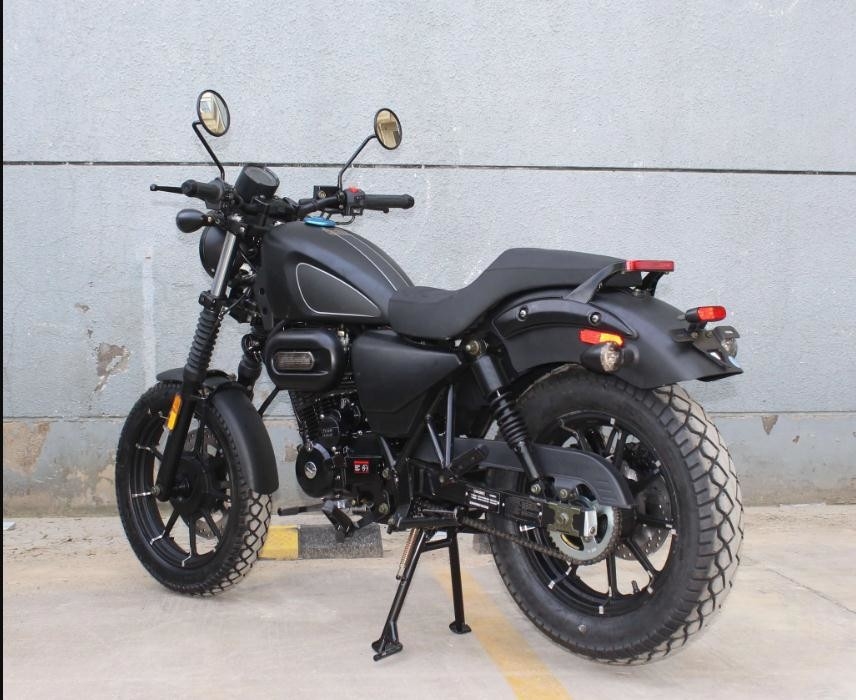 Einzylindrige Luft abgekühlte Anschlag-horizontale Art 250cc Chopper Motorcycle 4
